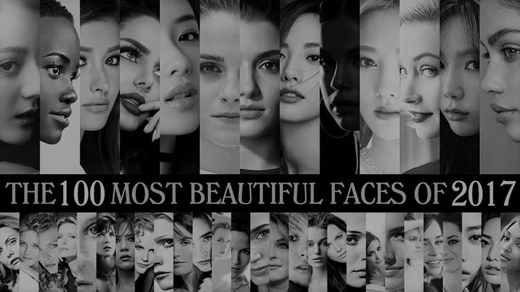 The 100 Most Beautiful Faces 